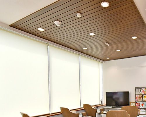 株式会社大想建設の施工事例 ルーバー天井